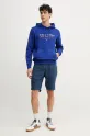 Tommy Hilfiger felpa in cotone MW0MW38672 blu SS25