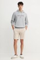 Βαμβακερή μπλούζα Tommy Hilfiger MW0MW38672 γκρί SS25
