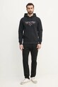 Tommy Hilfiger felpa in cotone MW0MW38672 nero SS25