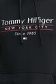 Tommy Hilfiger felpa in cotone MW0MW38672 nero