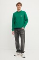 Tommy Hilfiger hanorac de bumbac MW0MW38673 verde SS25