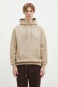 Drôle de Monsieur hanorac de bumbac Le Hoodie Slogan Vignes imprimeu bej F.HO175.CO127.BG