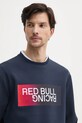 Red Bull Racing x Pepe Jeans felpa OMBRE LOGO CREW blu navy RM580012