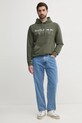 Кофта Red Bull Racing x Pepe Jeans TEAM LOGO HOODY RM580016 зелений SS25