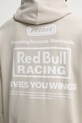 Bavlněná mikina Red Bull Racing x Pepe Jeans BREAKING RECORDS HDY RM580021 béžová