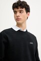 Karl Lagerfeld bluza bawełniana czarny A1M44011