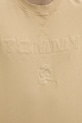 Βαμβακερή μπλούζα Tommy Jeans DM0DM20827 μπεζ