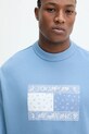 Tommy Jeans pamut melegítőfelső kék DM0DM20832