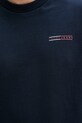Bavlněná mikina Tommy Jeans DM0DM20849 námořnická modř
