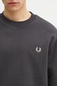 Pamučna dukserica Fred Perry siva M7535.V56