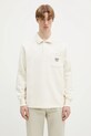 Fred Perry cotton sweatshirt applique beige M9846.560