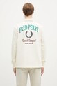 Clothing Fred Perry cotton sweatshirt M9846.560 beige