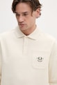 Fred Perry bluza bawełniana beżowy M9846.560