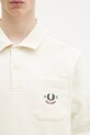 Fred Perry cotton sweatshirt beige M9846.560