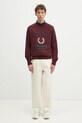 Бавовняна кофта Fred Perry M9891.597 бордо