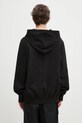 Ρούχα Βαμβακερή μπλούζα Rick Owens Oversized DU01E3262.FEP2P μαύρο