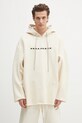Rick Owens DRKSHDW bluza bawełniana Peter nadruk beżowy DU01E3280.FNEP5P