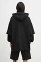Clothing Rick Owens cotton sweatshirt Tommy Hustler DU01E3271.RIG black