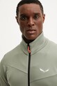 Sportovní mikina Salewa Puez Cammino zelená 00.0000029094