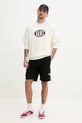Vans hanorac de bumbac VN000HPQFS81 bej SS25