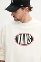 Vans hanorac de bumbac bej VN000HPQFS81