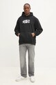 Vans hanorac de bumbac VN000M1QBLK1 negru SS25