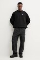 Vans hanorac de bumbac VN000P52Y281 negru SS25