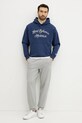 New Balance hanorac de bumbac MT51935NNY bleumarin SS25