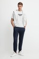 New Balance bluza bawełniana MT51521AHH szary SS25