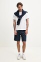 Βαμβακερή μπλούζα Guess Jeans M5GQ21.KCPR1 σκούρο μπλε SS25