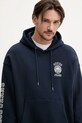 Βαμβακερή μπλούζα Guess Jeans σκούρο μπλε M5GQ21.KCPR1