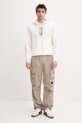 C.P. Company bluza bawełniana 18CMSS313A006312G beżowy SS25