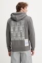 C.P. Company bluza bawełniana nadruk szary 18CMSS313A006312G
