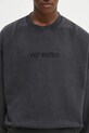 Бавовняна кофта Axel Arigato Distort Washed Sweatshirt чорний A3122004