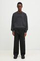 Бавовняна кофта Axel Arigato Distort Washed Sweatshirt A3122004 чорний