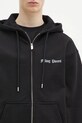 Bavlnená mikina Filling Pieces Chrome Flower čierna 95299821861