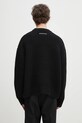 Одяг Светр з домішкою вовни MKI MIYUKI ZOKU Chunky Rib Knit Crewneck CHUNKY.RIB.KNIT.CRE.BL чорний