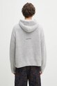 Îmbrăcăminte MKI MIYUKI ZOKU pulover din amestec de lana Chunky Rib Knit Hoody CHUNKY.RIB.KNIT.HOODY.G gri