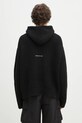 Дрехи Пуловер с вълна MKI MIYUKI ZOKU Chunky Rib Knit Hoody CHUNKY.RIB.KNIT.HOODY.B черен
