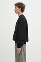 Бавовняна кофта MKI MIYUKI ZOKU 800 Gsm Superweight Crewneck 800.GSM.SUPERWEIGHT.CBL чорний SS25