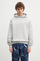 MKI MIYUKI ZOKU hanorac de bumbac 800 Gsm Superweight Hoody uni gri 800.GSM.SUPERW.HOO