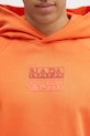 Napapijri cotton sweatshirt B-Cortona orange NP0A4ICAA001