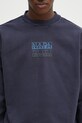 Napapijri bluza bawełniana B-Cortona granatowy NP0A4ICB1761