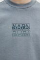 Napapijri hanorac de bumbac B-Cortona NP0A4ICBG1Y1 gri
