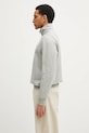Dickies bluza Oakport Quarter Zip Heather Grey DK0A4XD4HG01 gri SS25