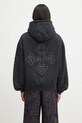 Дрехи Памучен суичър RHUDE Cross Logo RHPS25HO02012 тъмносин