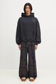 RHUDE cotton sweatshirt Cross Logo RHPS25HO02012 navy
