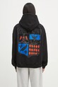Odzież RHUDE bluza bawełniana Cote D'Azur Crest RHPS25HO03012 czarny
