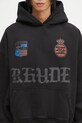 RHUDE bluza bawełniana Cote D'Azur Crest czarny RHPS25HO03012