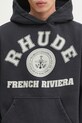 Pamučna dukserica RHUDE French Riviera crna RHPS25HO04012